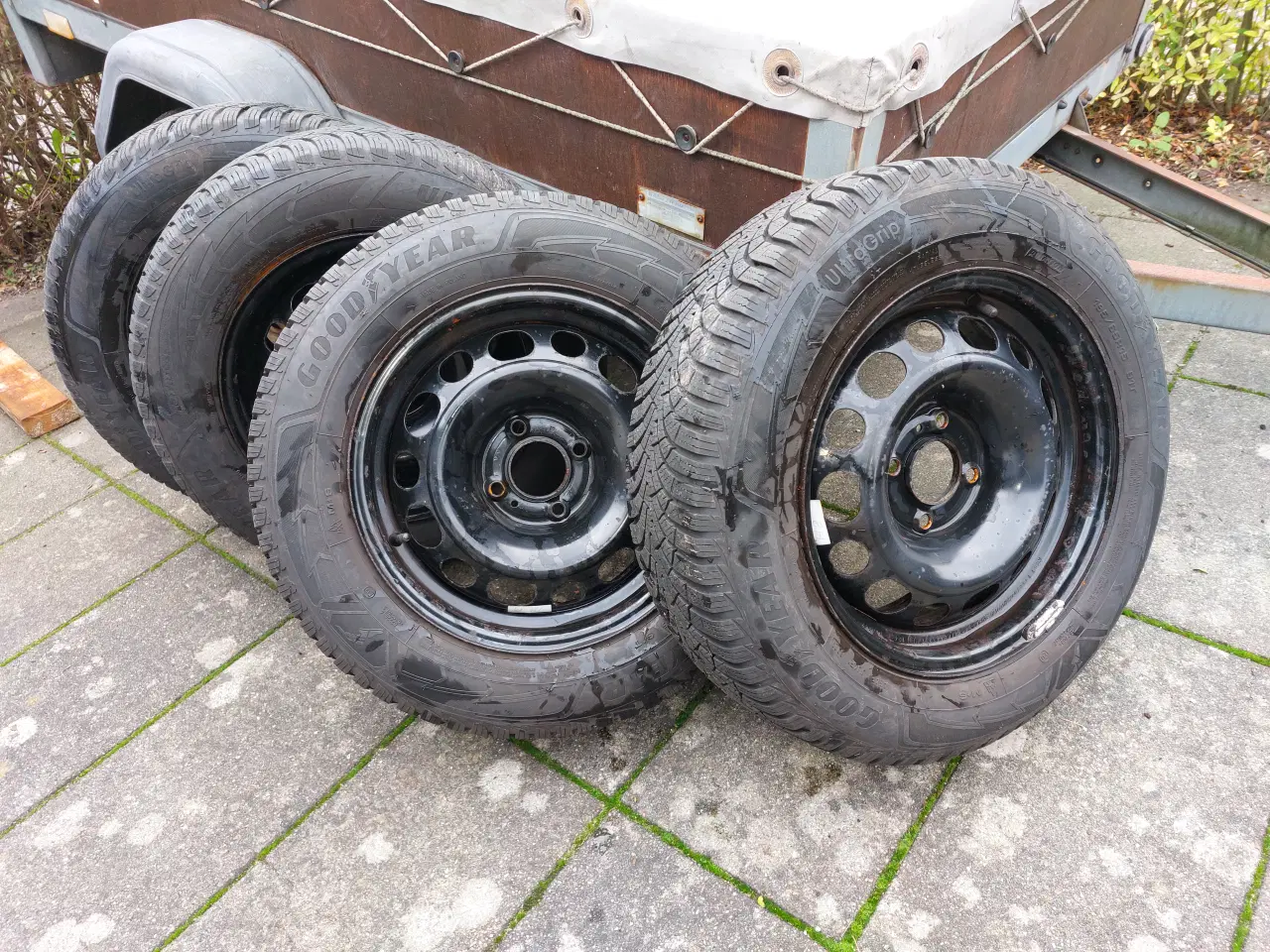 Billede 2 - Vinterhjul på fælge, 4 stk.