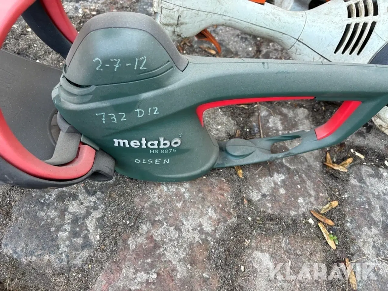 Billede 2 - Løvblæser, hækkeklipper og græstrimmer STIHL,metabo