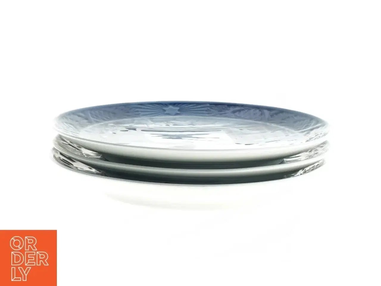 Billede 2 - Royal Copenhagen juleplatter (str. Ø 18. cm)