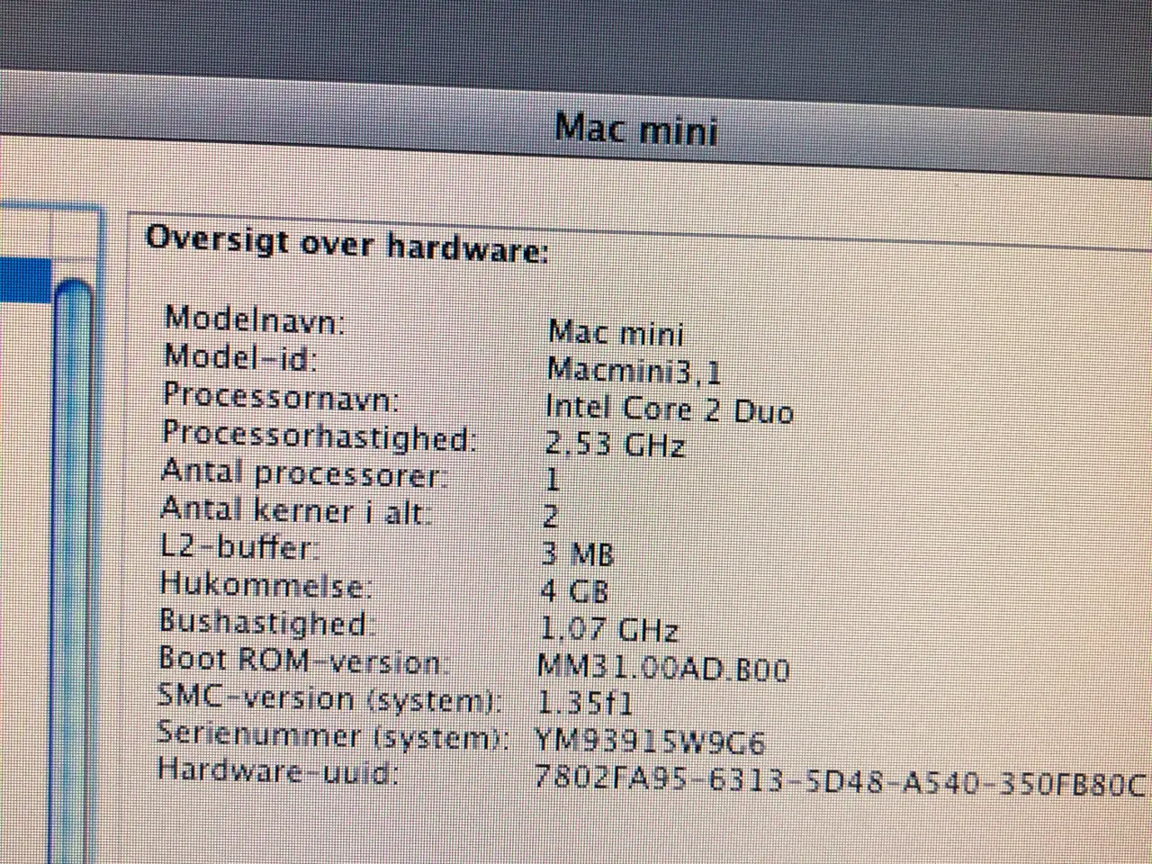 Billede 2 - mac mini late 2009