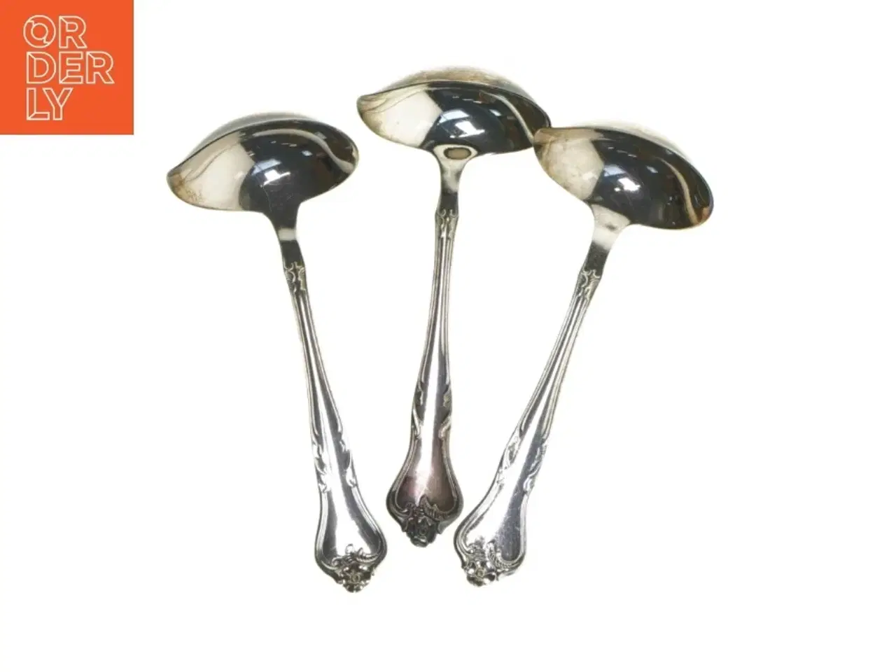 Billede 1 - Sæt af tre suppeskeer fra Atla (str. 18 cm)