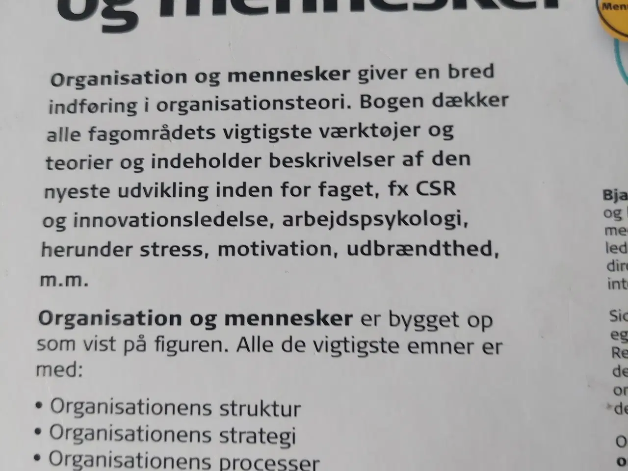 Billede 3 - ORGANISATION OG MENNESKER, BJARNE KOUSHOLT