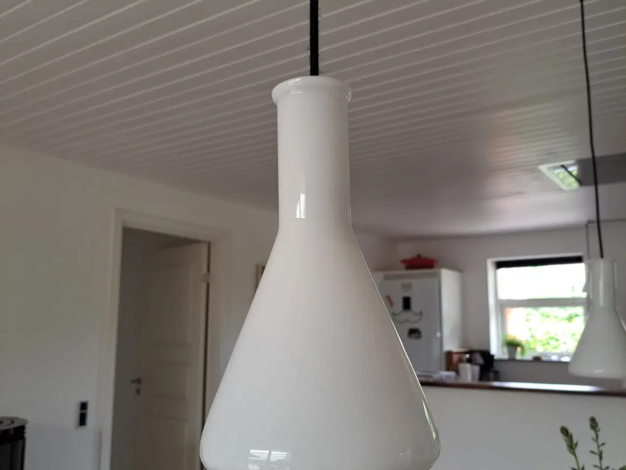 Billede 2 - Hvid lamper i glas