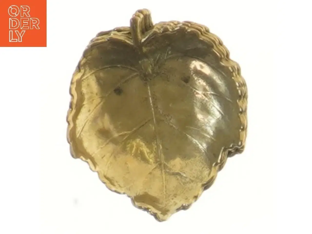 Billede 2 - Guldfarvede bladformede skåle, 8 styk (str. 8 styk, 8x6,5 cm)