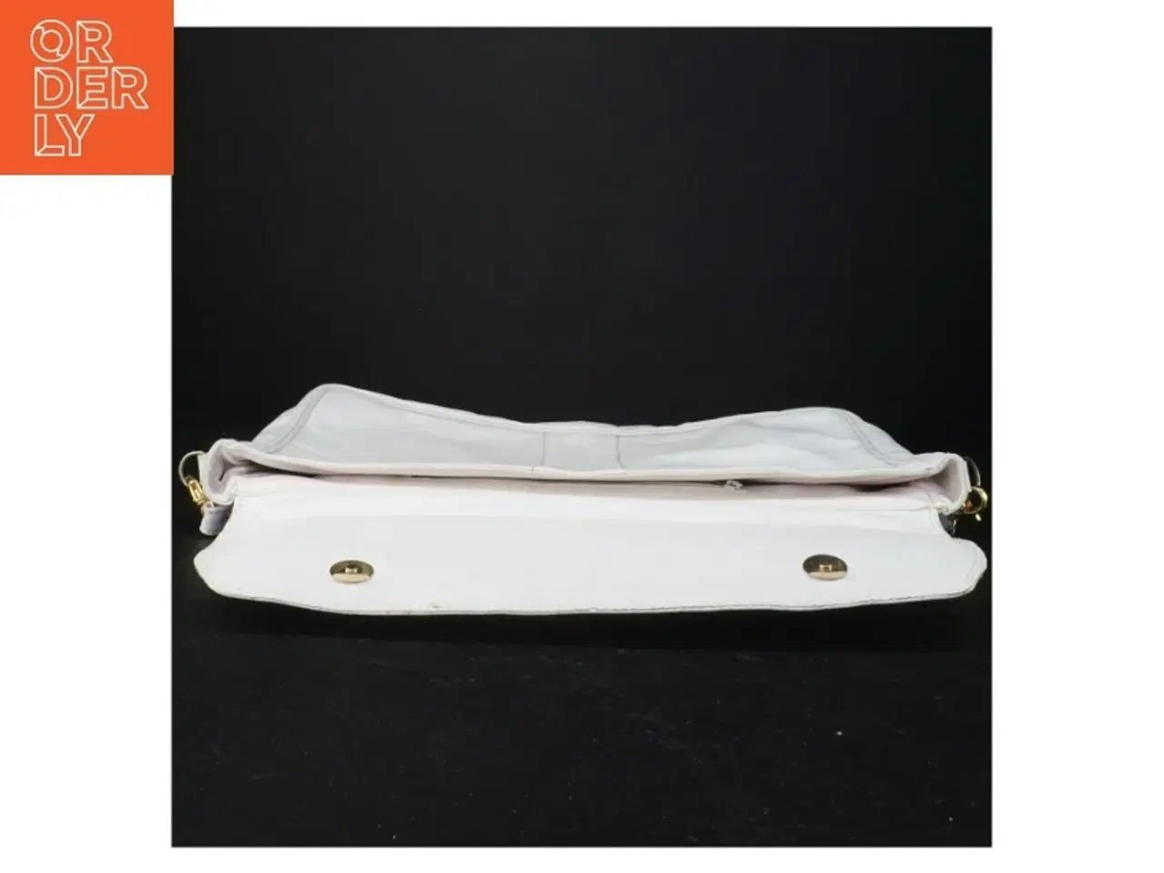 Billede 4 - Hvid skuldertaske (str. 41 x 28 cm)