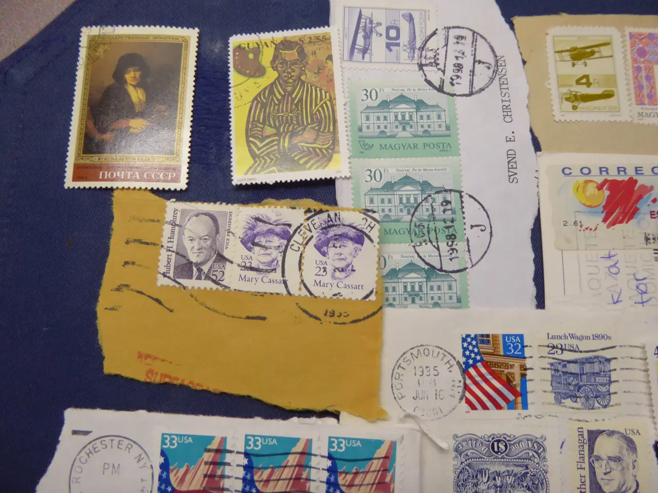 Billede 5 - Danske og udenlandske frimærker fra 1990'erne