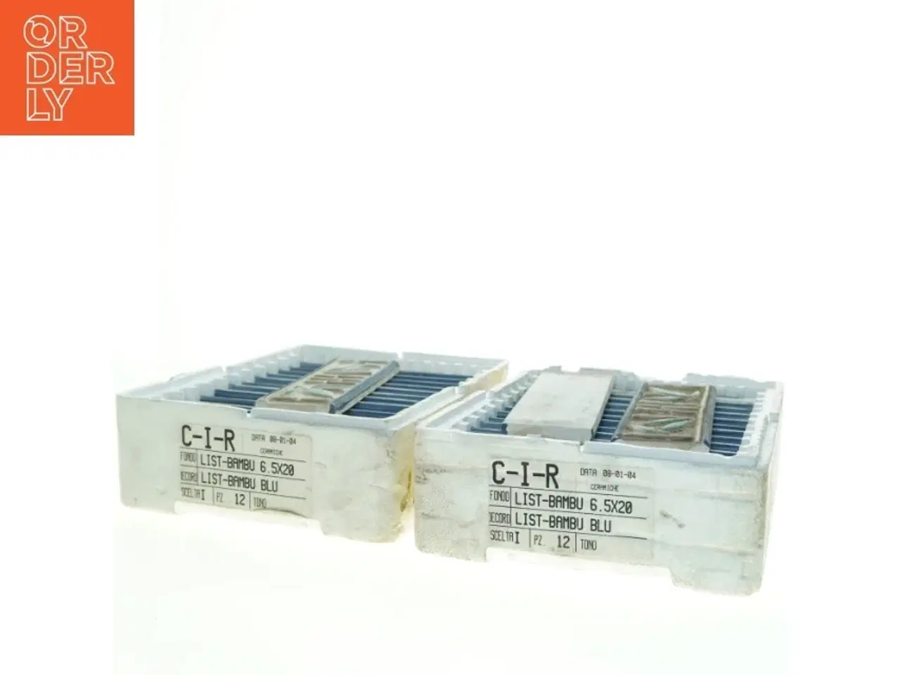 Billede 2 - Keramik badeværelsesfliser / bort (27 stk) (str. 20 x 6,5 cm)