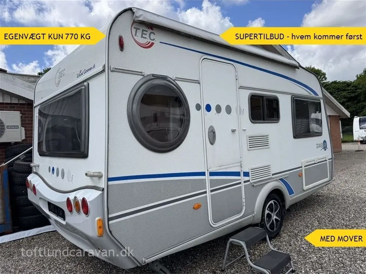 Billede 1 - 2008 - T.E.C. Travelbird 415 DB   LETVÆGTS-VOGN KUN 770 KG ! SUPERTILBUD- hvem kommer først ? Finansiering FRA KUN kr. 999,- pr. mdr.