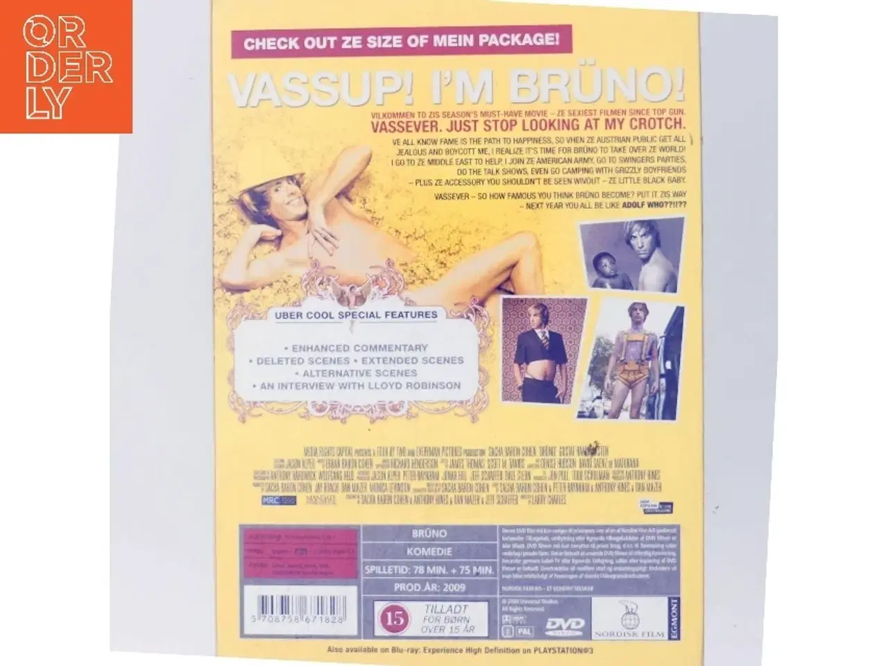 Billede 3 - Brüno med Sacha Baron Cohen (DVD)