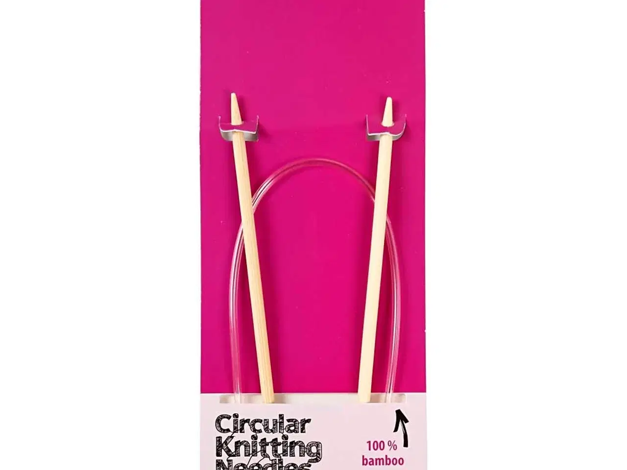 Billede 1 - Bambus Rundpind 60 cm, 4 mm - Optimal Strikkeoplevelse