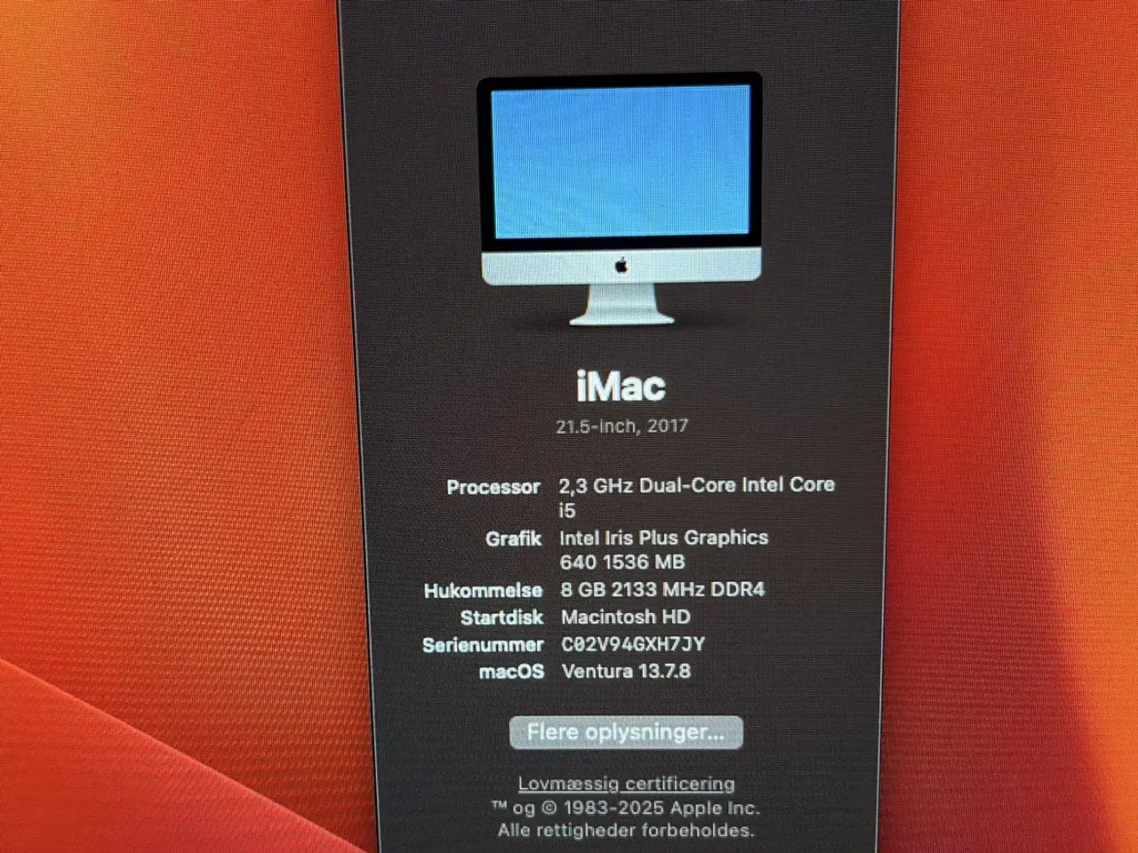 Billede 3 - iMac 2017 - god stand