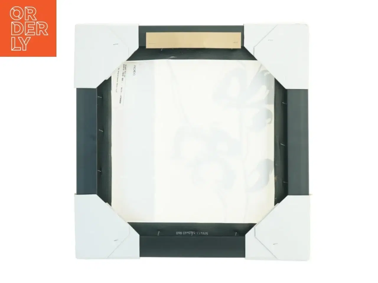 Billede 3 - Indrammet tryk med blomstermotiv (str. 44 x 44 cm)