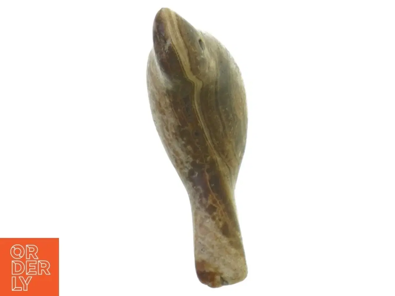 Billede 3 - Antik Onyx Marmor Fugle figur (str. 14 x 7 x 4 cm)
