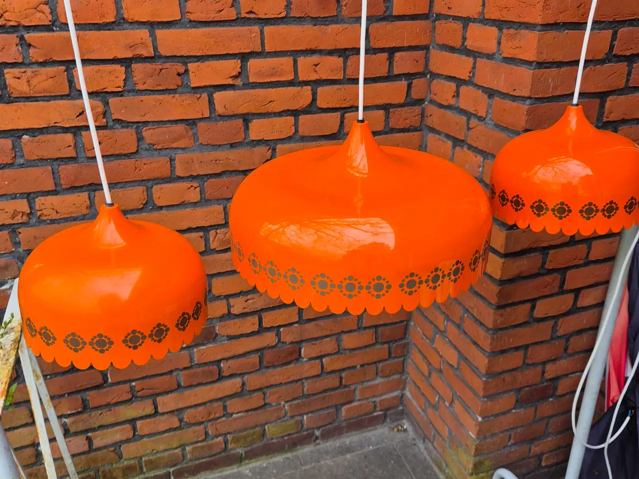 Billede 2 - Smukke orange Markise-lamper