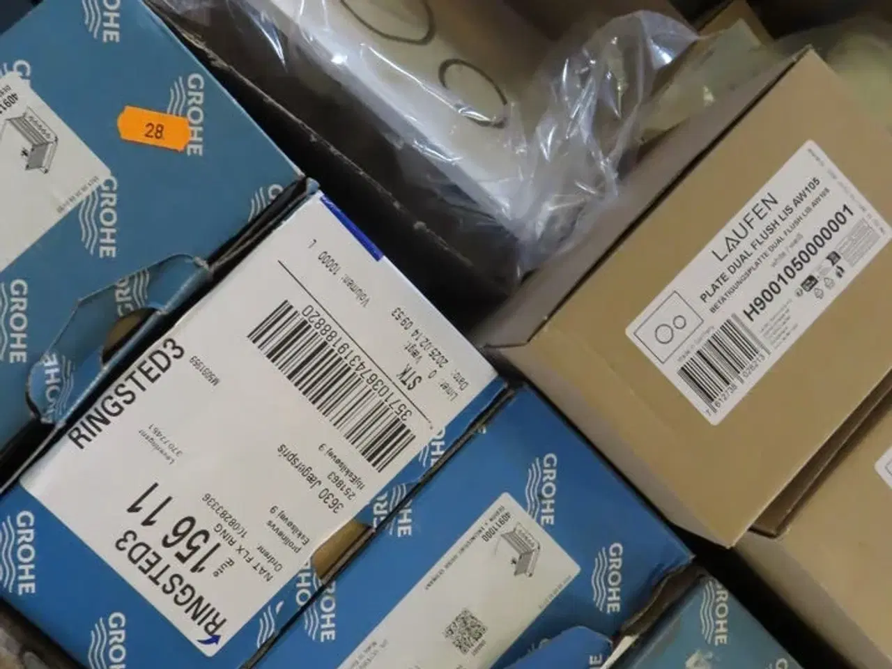 Billede 6 - Palle med trykplader til væghængte toiletter