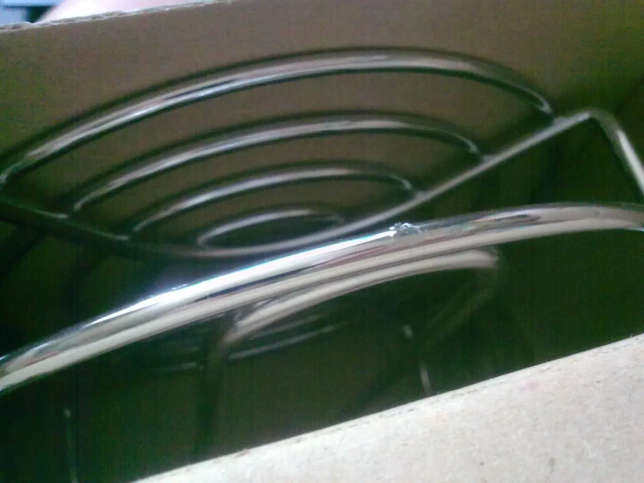 Billede 2 - Krom 'string' fyrfadsvarmer & kaffefilter holder