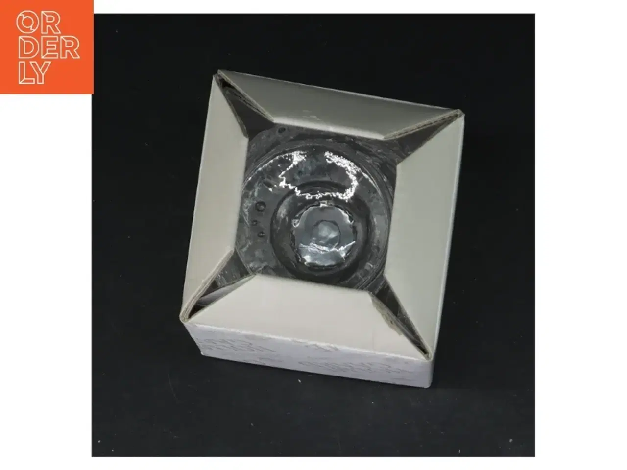 Billede 4 - Stjerneformet lysstage i glas fra Holmegaard (str. 8 cm)