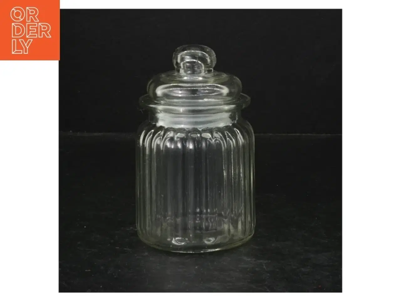 Billede 2 - Glas med låg, 2 stk (str. 13 cm. 2 styk)