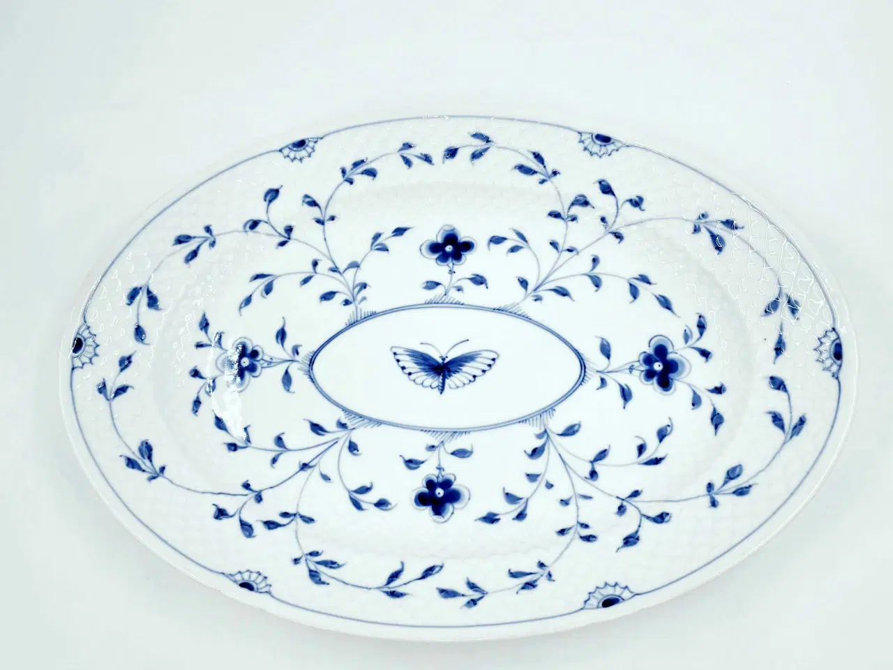 Billede 9 - Sommerfugl ovalt fad B&G Porcelæn 