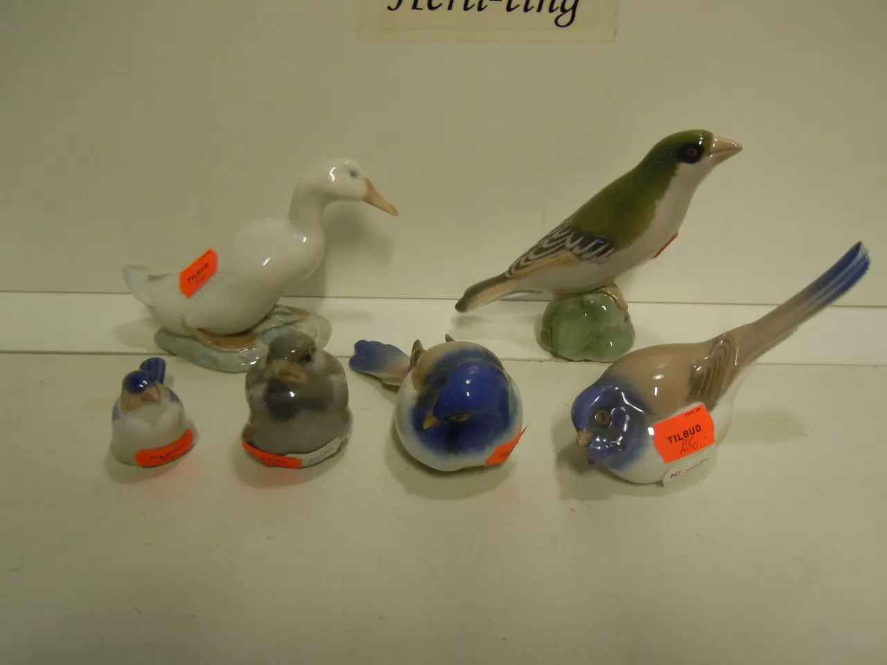 Billede 1 - Restsalg KGL/BG fuglefigurer til pris fra