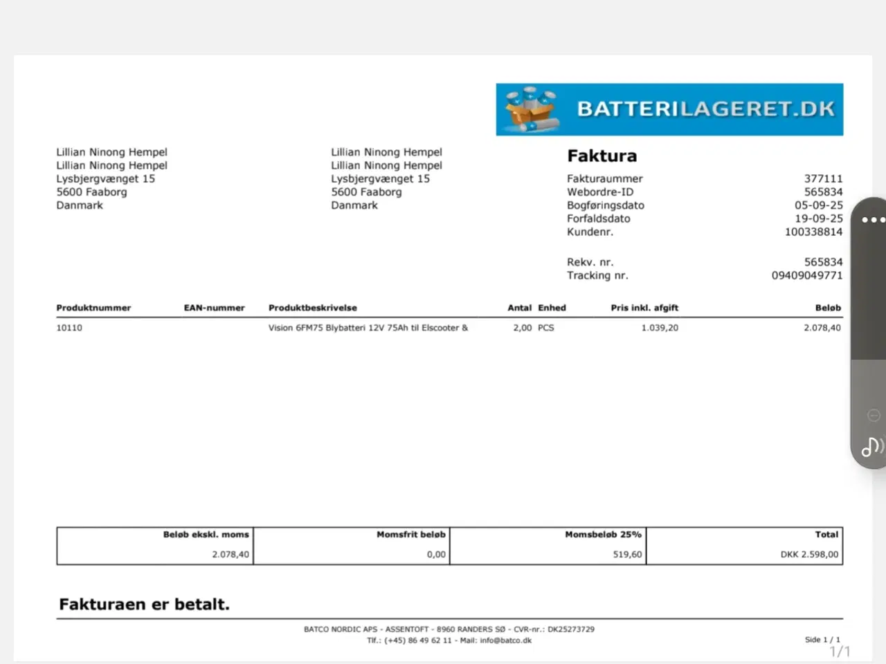 Billede 6 - Shoprider Country Deluxe 