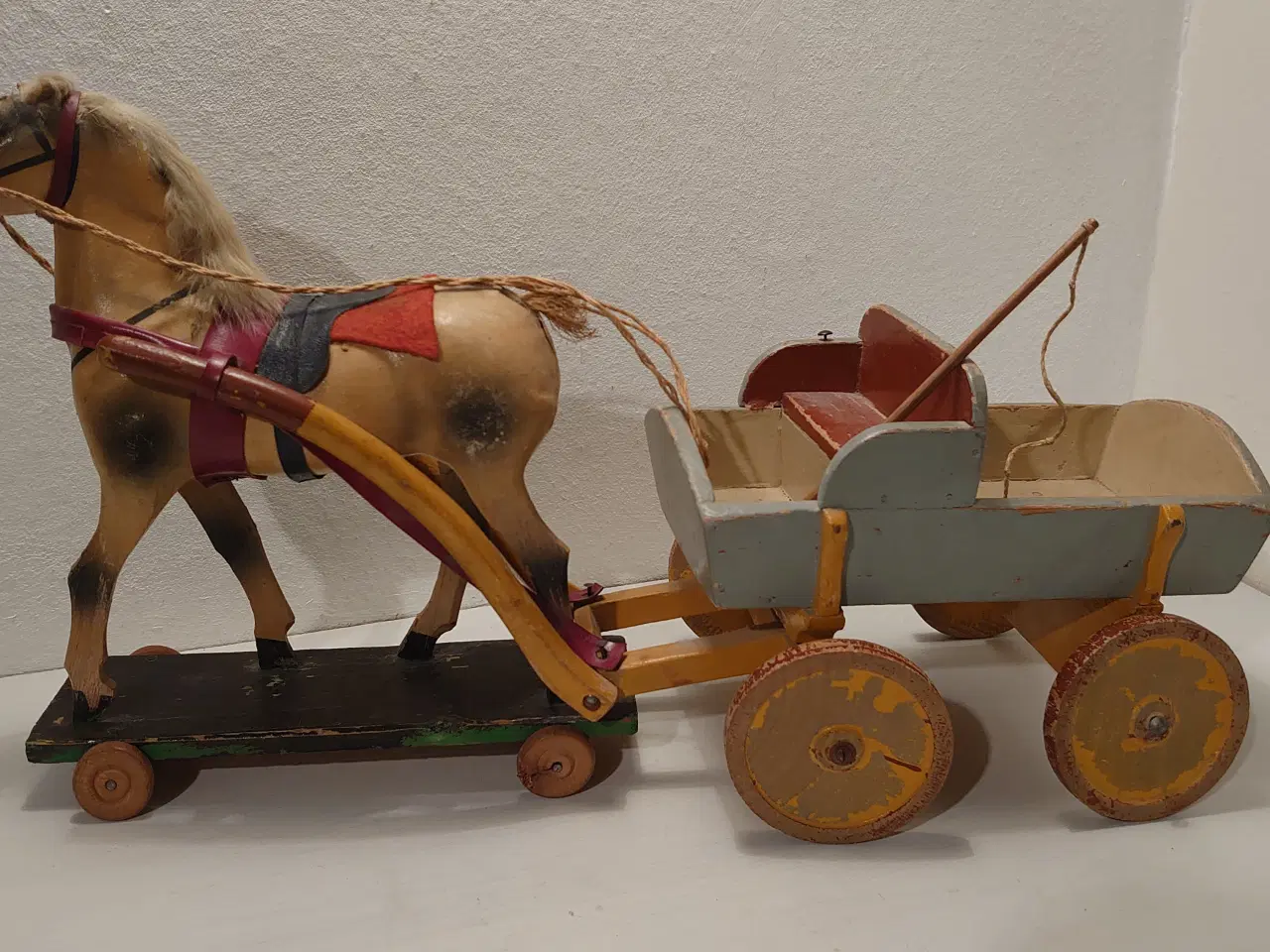 Billede 4 - Fængselslegetøj:Vogn og hest Vogn nr 48 i kat.1933