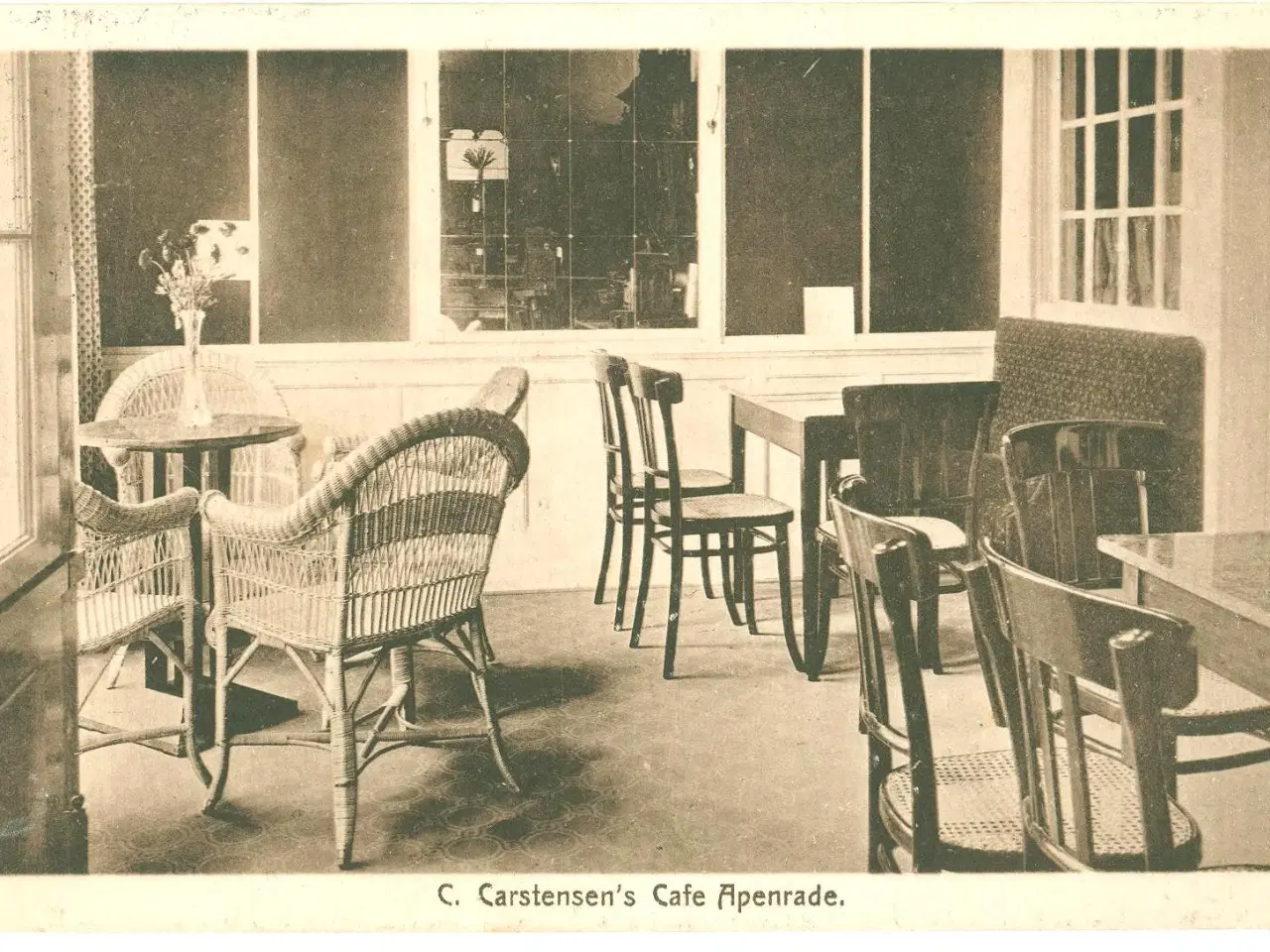 Billede 1 - Aabenraa 1914. Café Apenrade