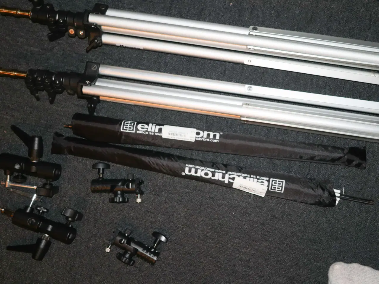 Billede 3 - Fotostativer, 3 paraplyer 4 x monteringssæt