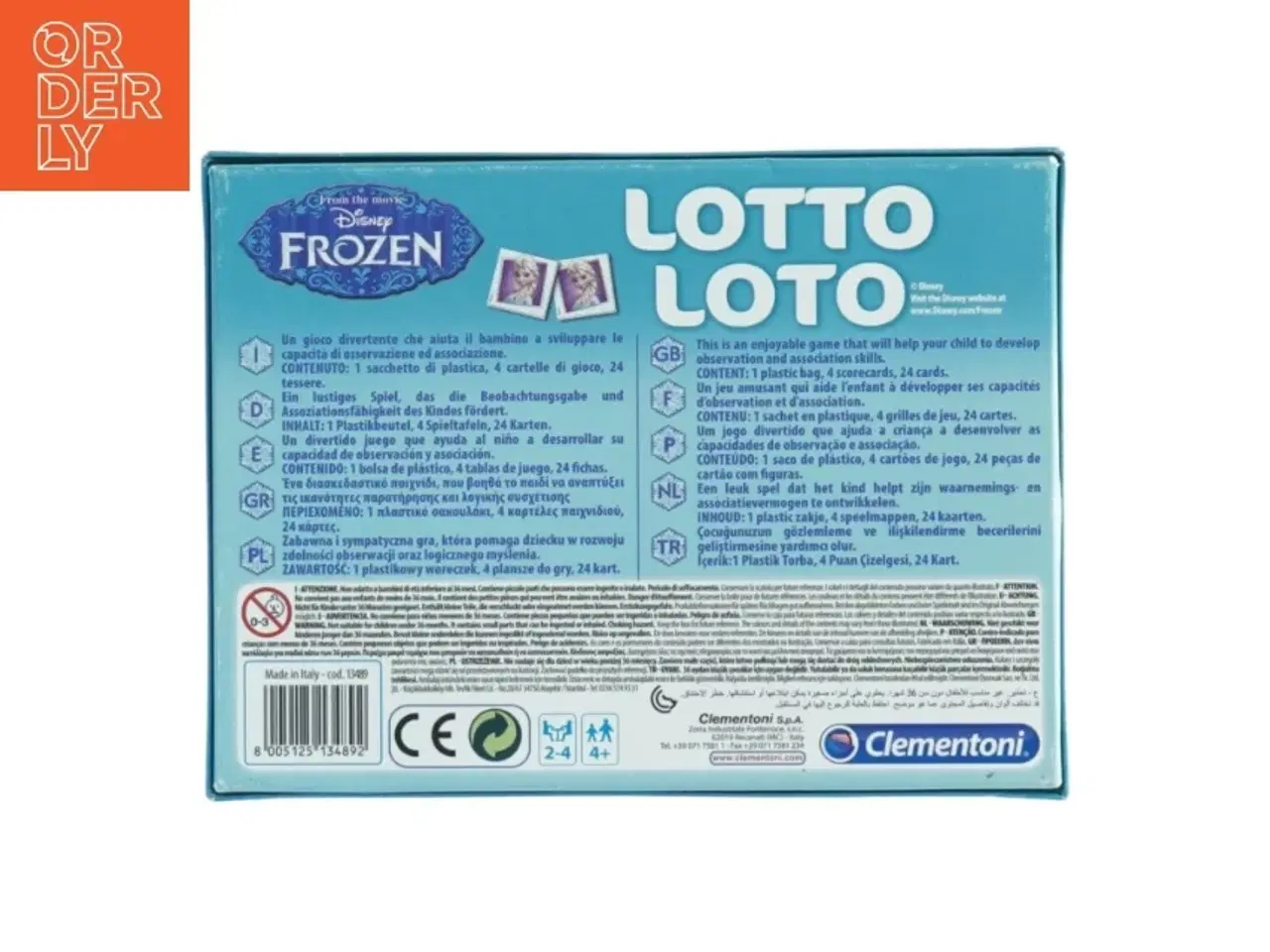 Billede 6 - Frozen lottospil fra Clementoni (str. 20 x 15 cm)