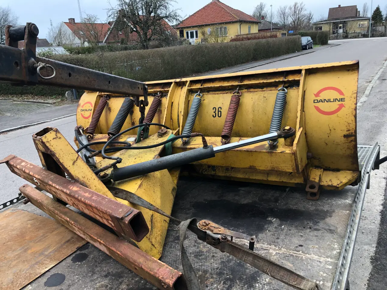 Billede 3 - Sneplov til traktor ovs drejbag og spidsplov