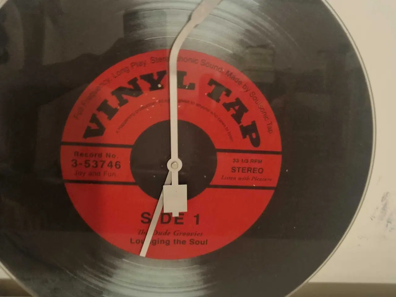 Billede 2 - Super fed Vægur som ligner en vinyl plade