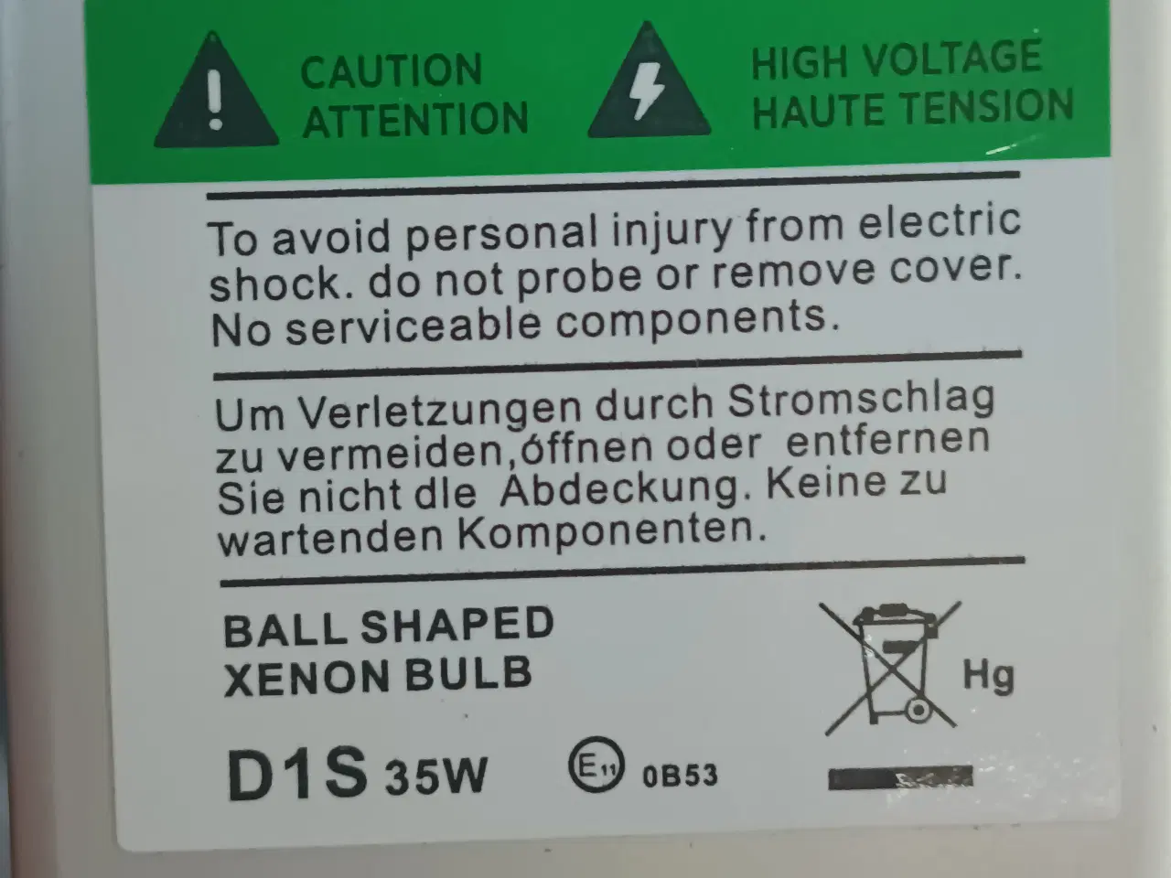 Billede 1 - Xenonpære D1S 35W