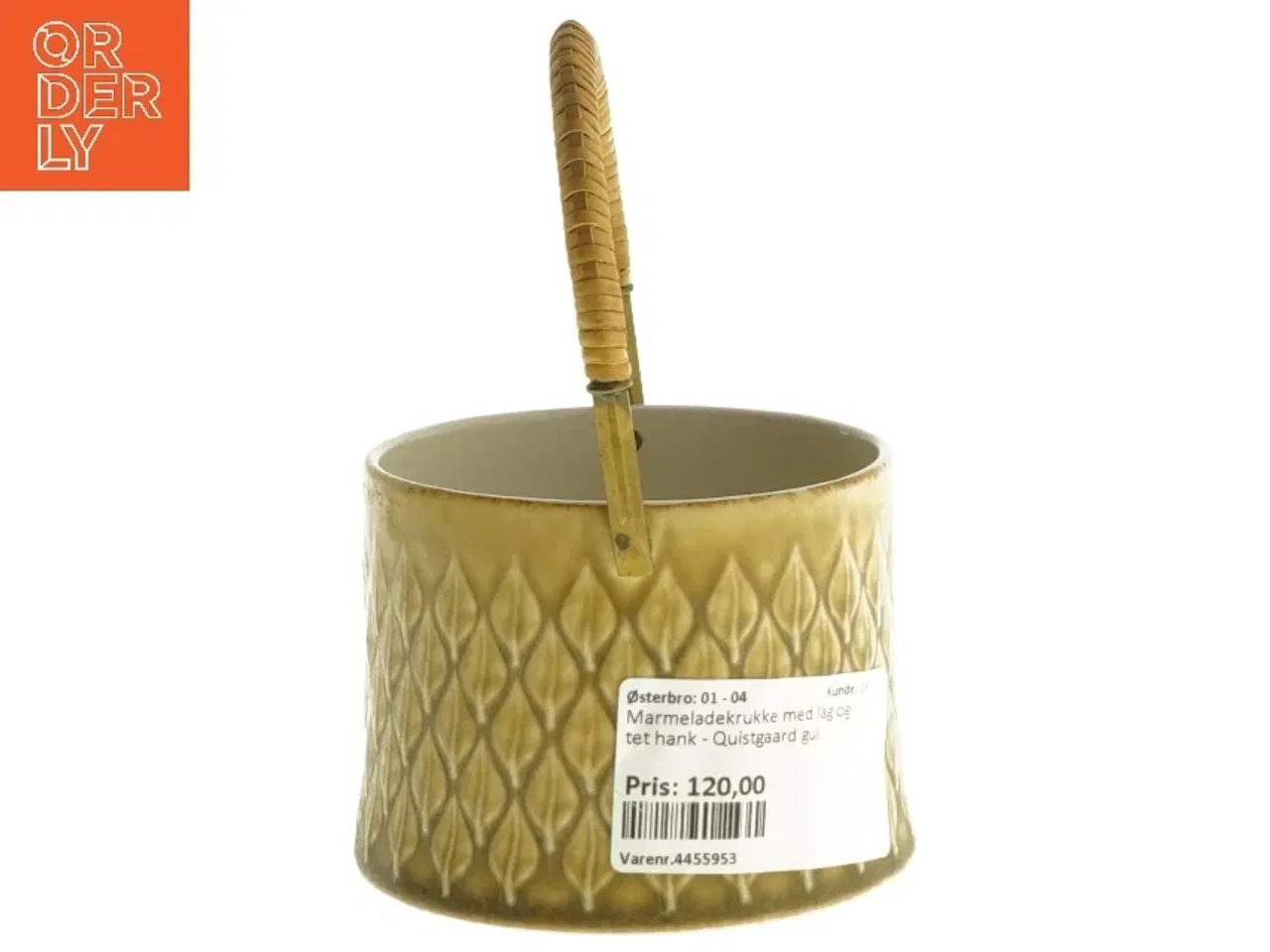 Billede 2 - Marmeladekrukke med hank fra Kronjyden (str. Ø 10 cm)