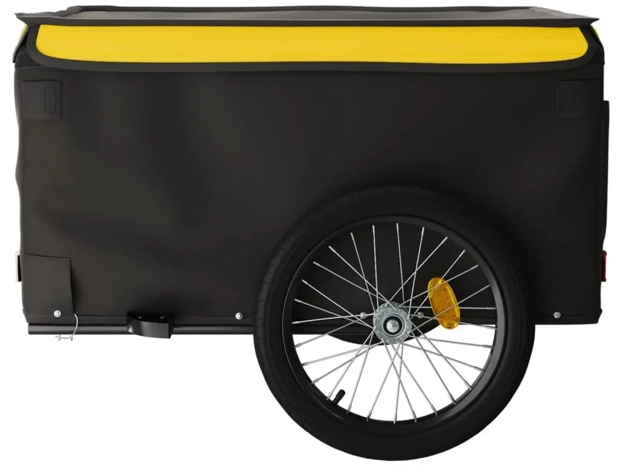 Billede 7 - Cykelanhænger 45 kg jern sort og gul