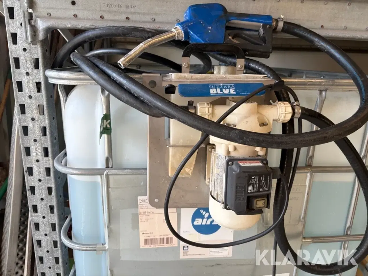 Billede 9 - AdBlue-tank IBC - 1000 L med elektrisk pumpe