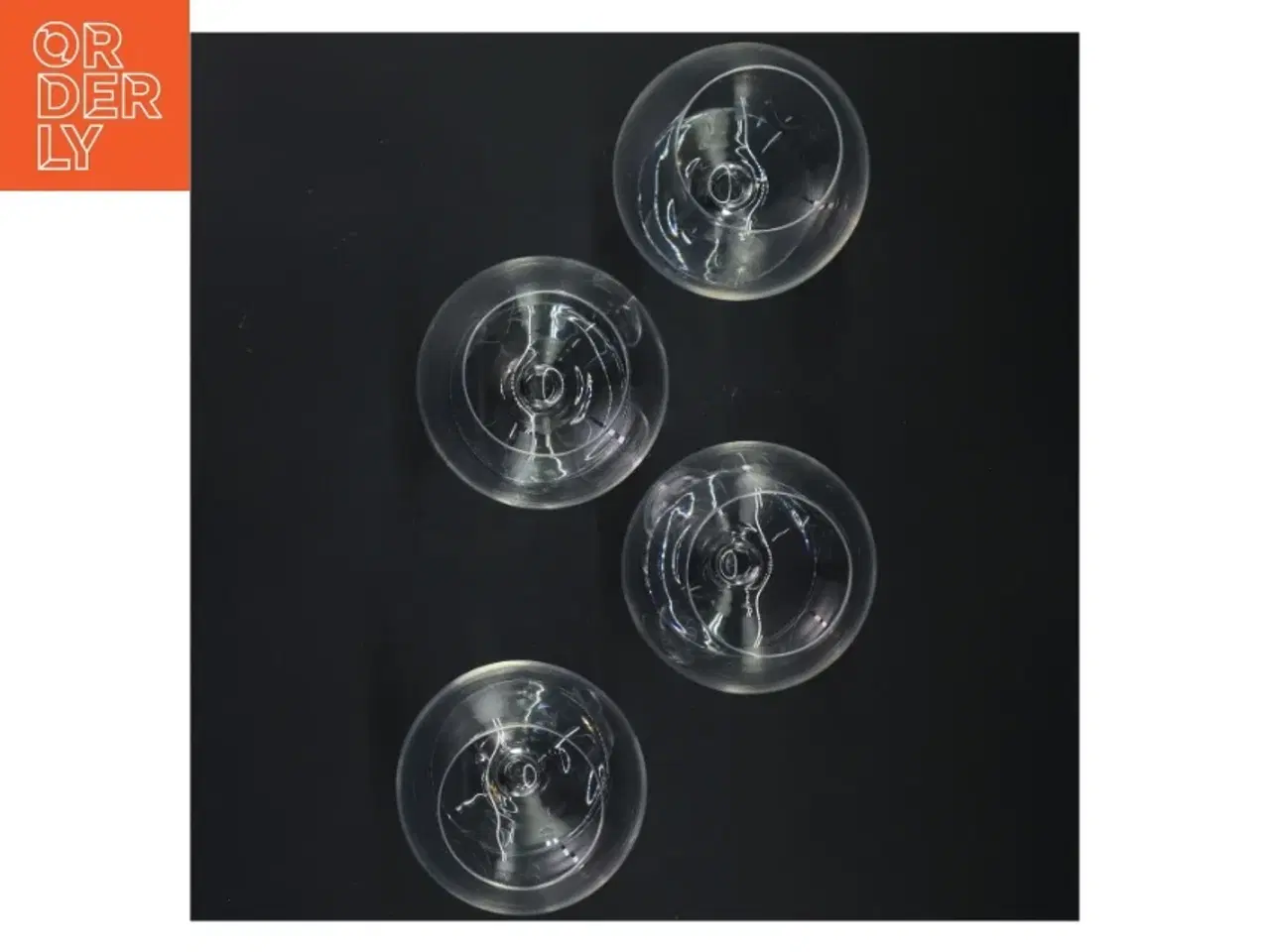 Billede 2 - Sæt med fire cognacglas (str. 14x9 cm)