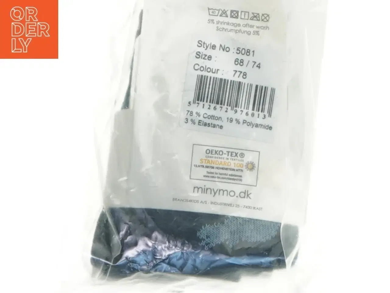 Billede 3 - Børnestrømper størrelse 74 fra Minymo (str. 74)