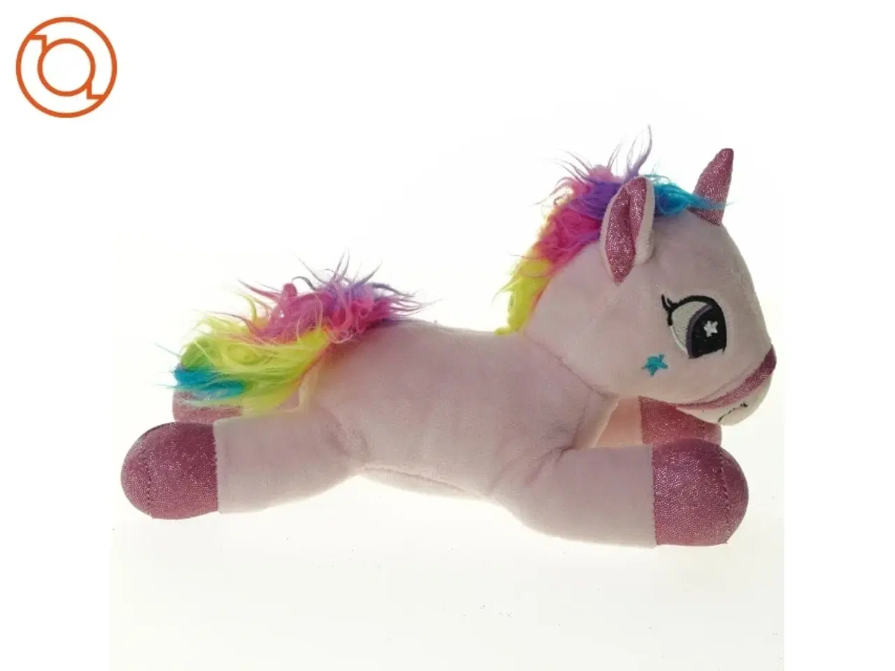 Billede 5 - Bamse, enhjørning fra Toy World (str. 22 x 9 cm)