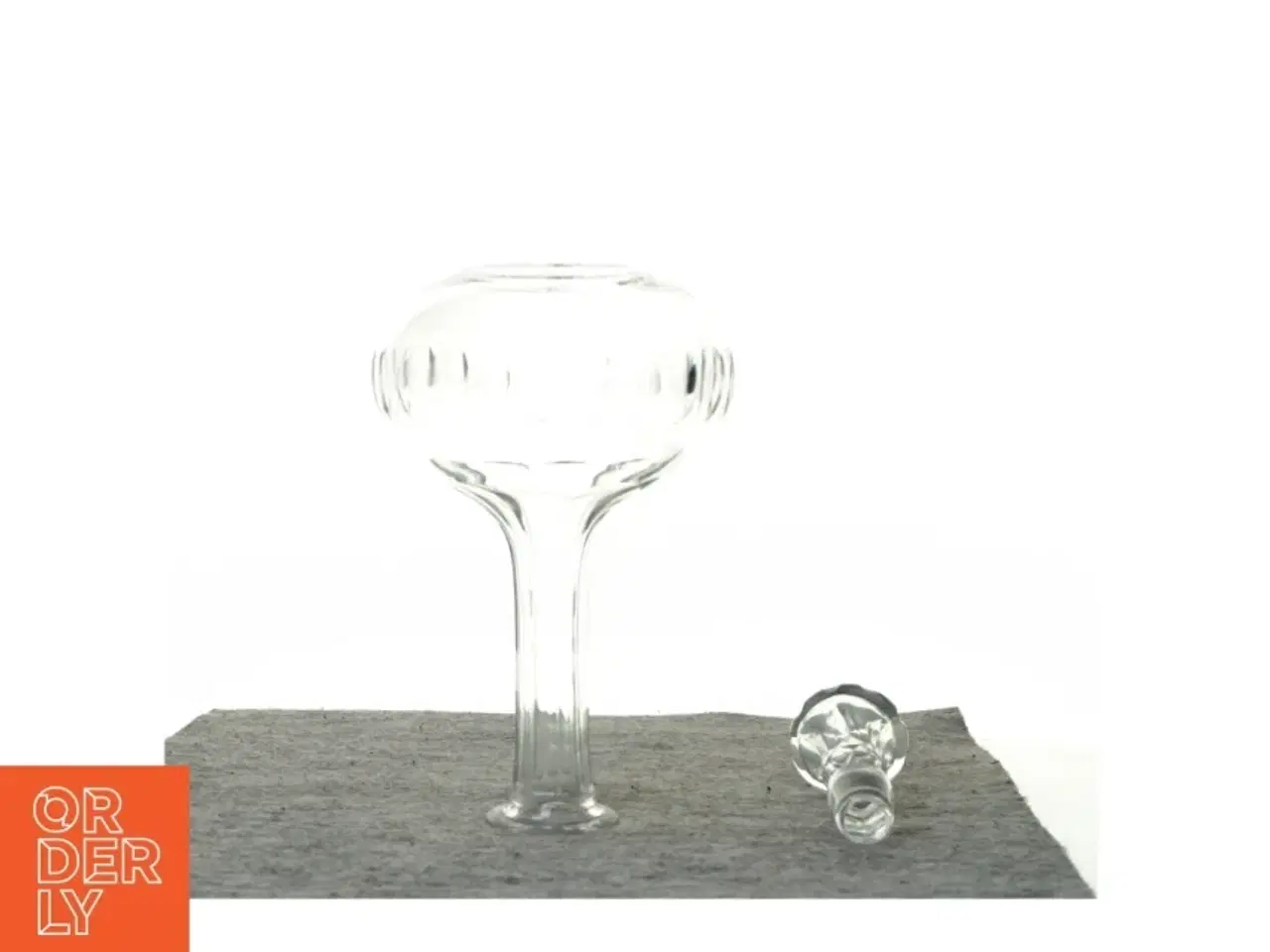 Billede 3 - Glas karaffel med prop (str. 30 x 15 cm)