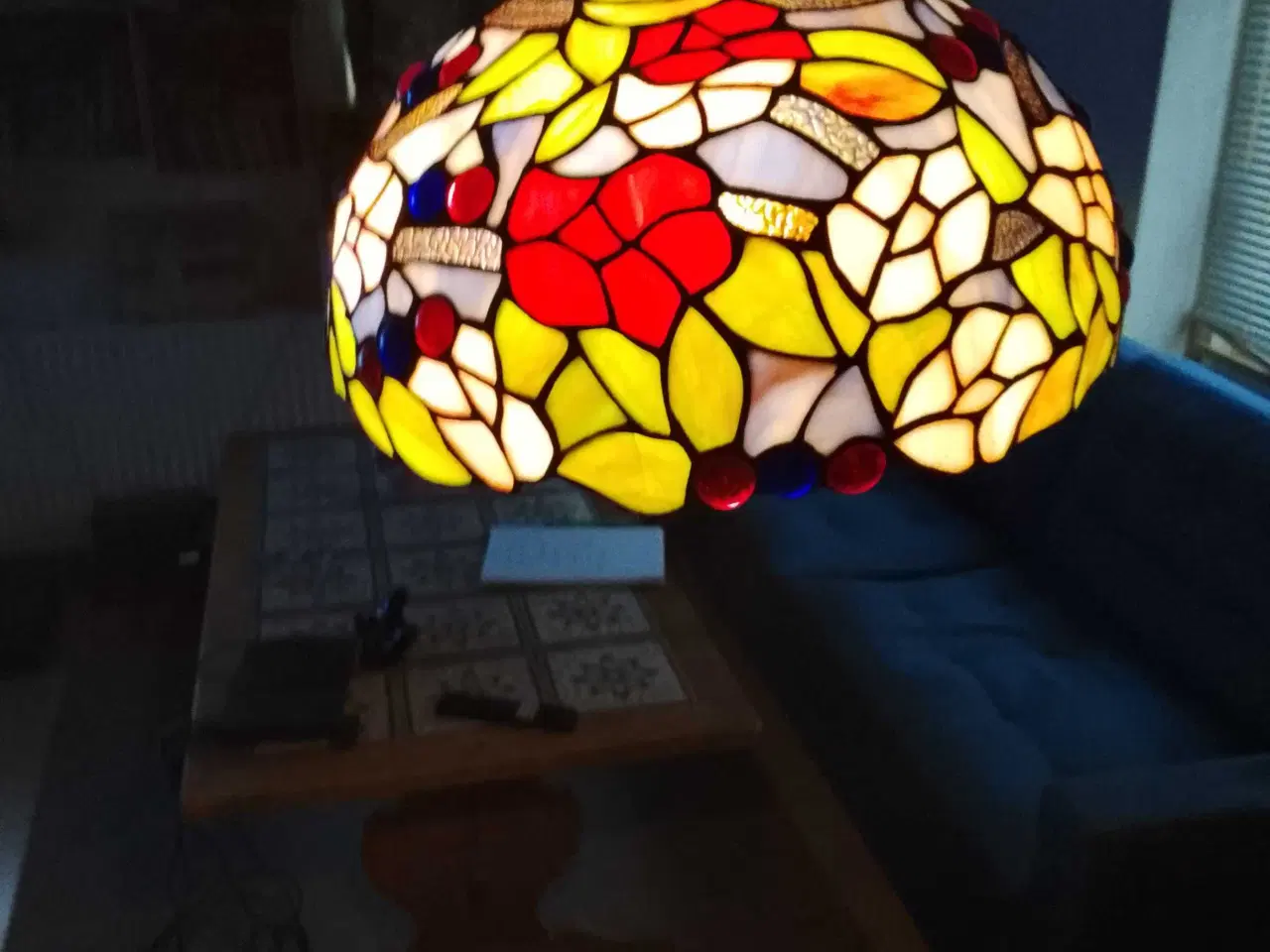 Billede 2 - Skøn Tiffany lampe sælges