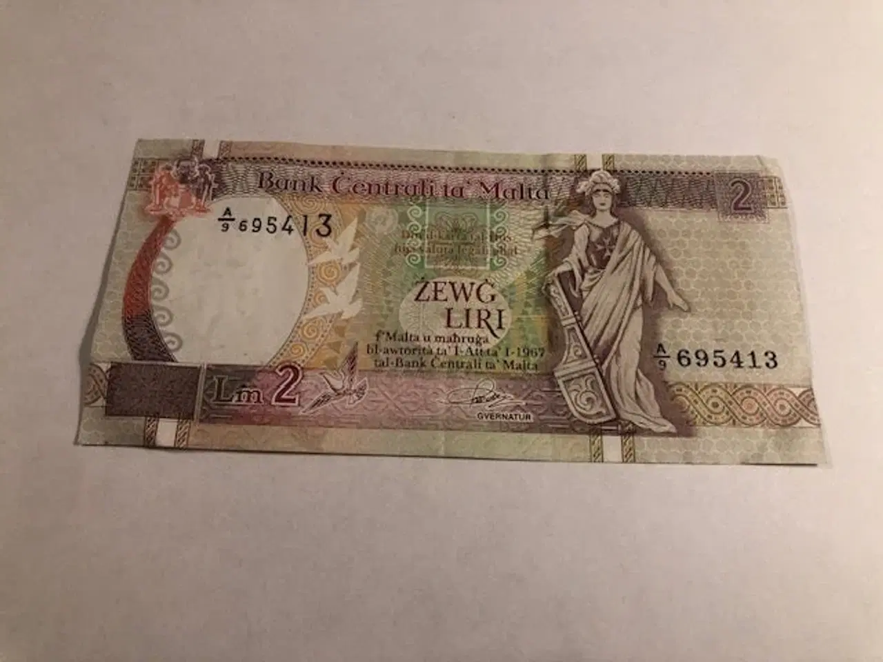 Billede 1 - 2 Liri Malta 1967