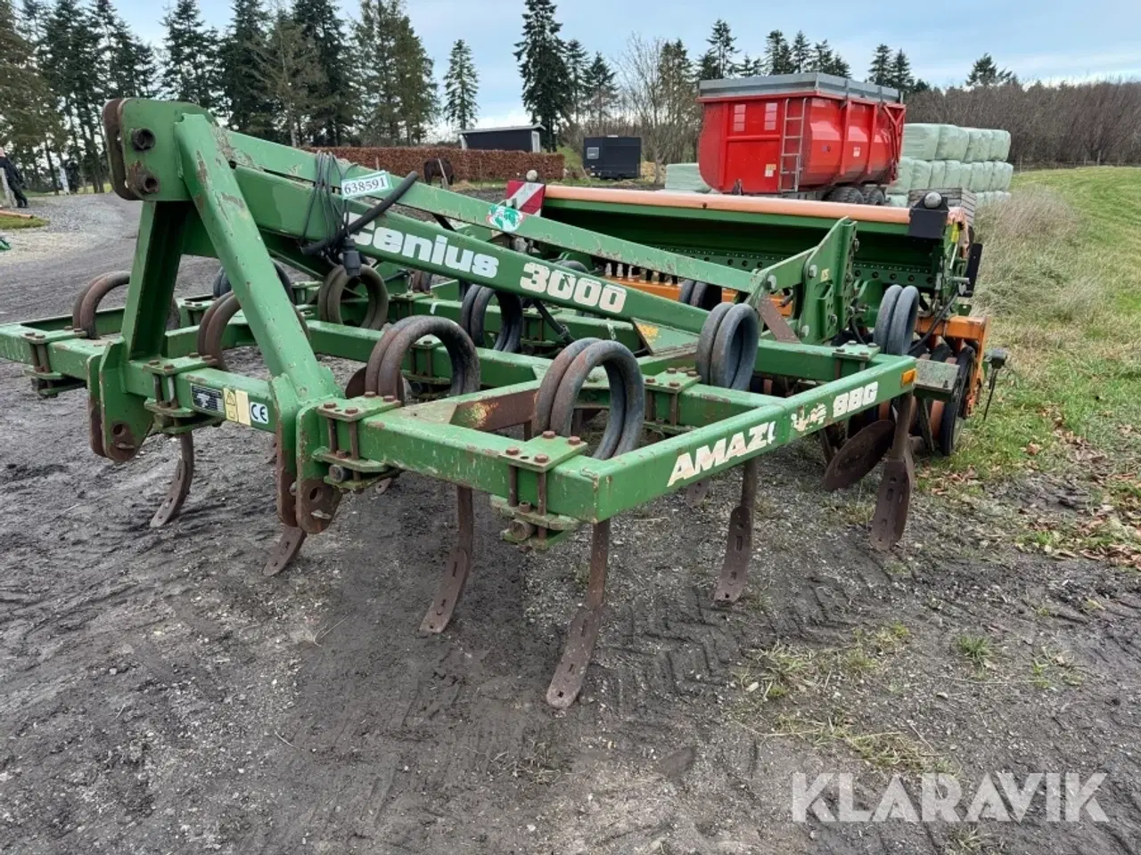 Billede 1 - Harve med såmaskine Amazone Genius 3000 + C-Drill 3000