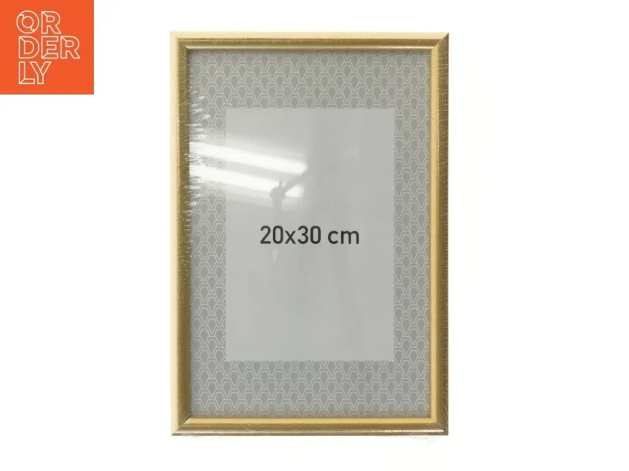 Billede 2 - Ny billederamme i guld (str. 20x30 cm)