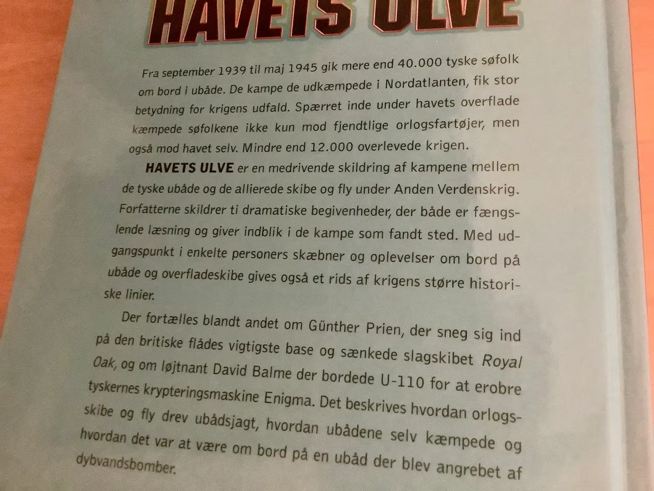 Billede 3 - Havets ulve-ubådsepisoder under 2. Verdenskrig.