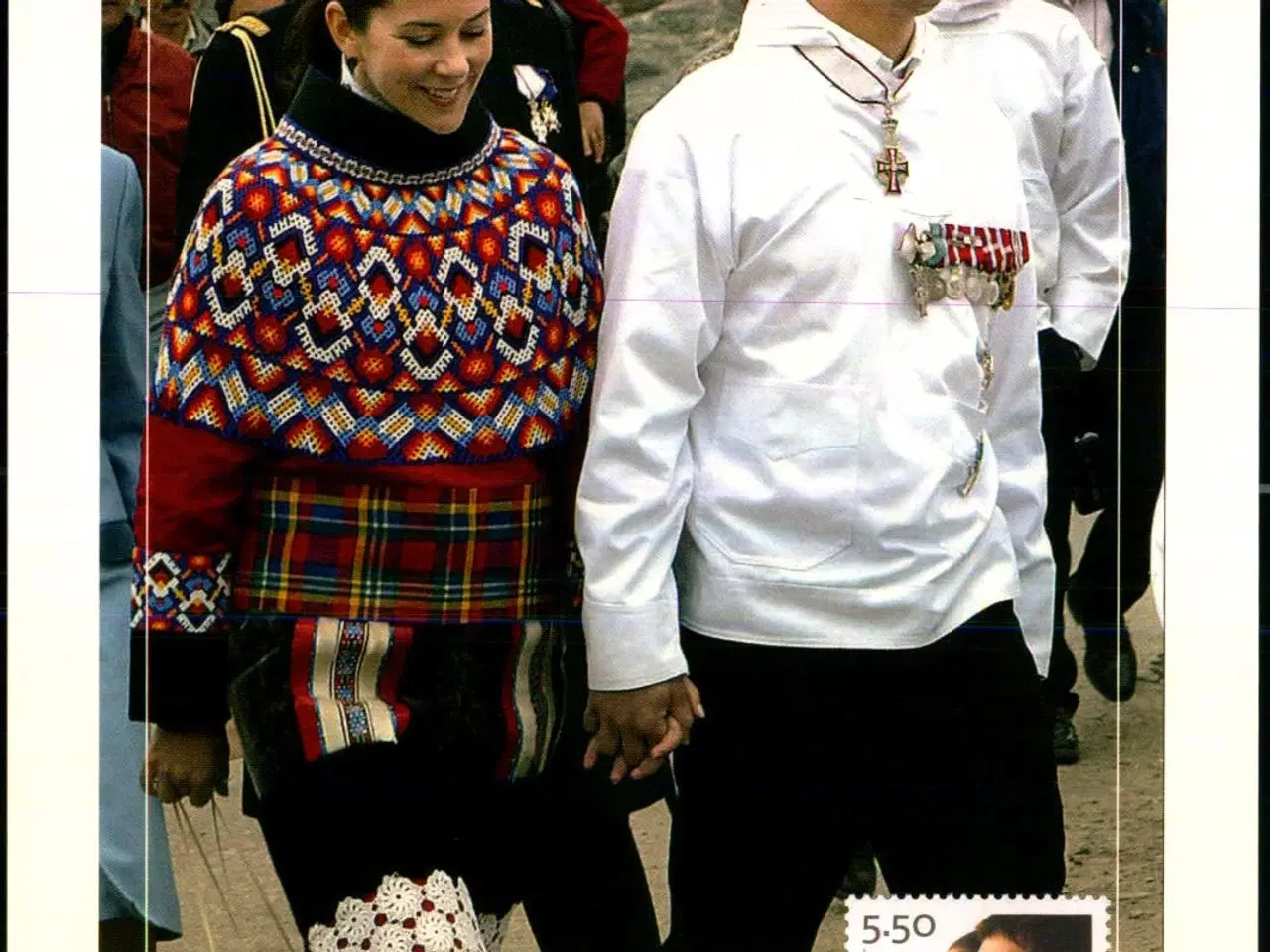 Billede 1 - Kronprinseparret på Grønland 2004 -  u/n - Brugt