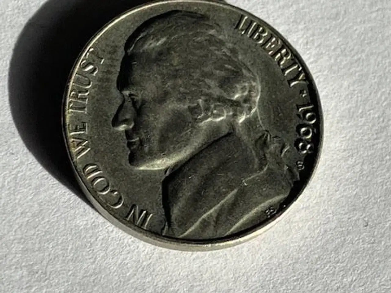 Billede 1 - Five Cents 1968 USA