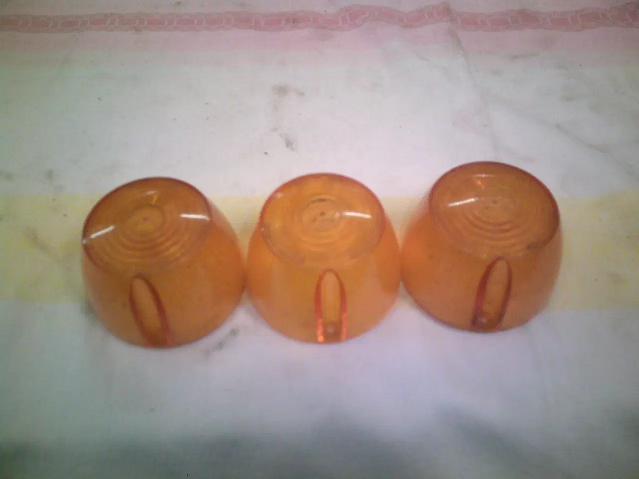 Billede 1 - VETERANKNALLERT BLINKLYGTE GLAS.