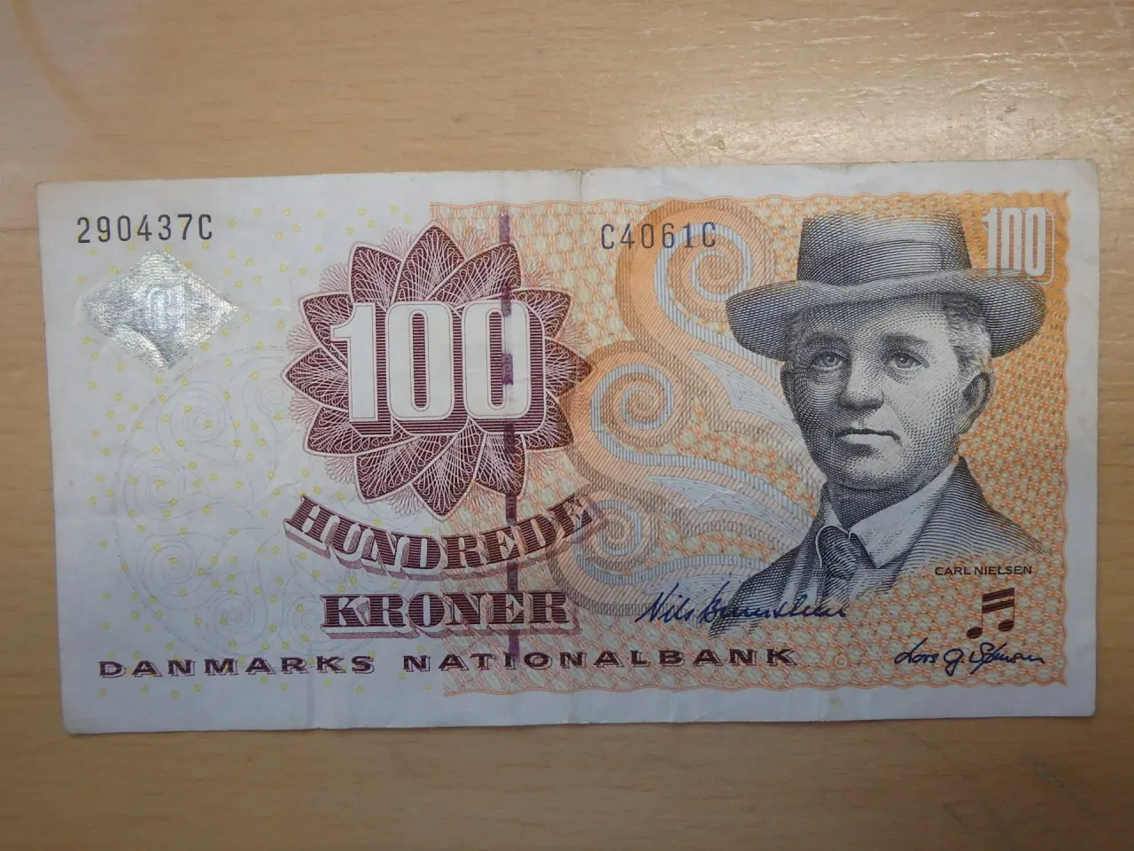 Billede 1 - Danmark 100 kroner i serien berømte mænd og kvinde