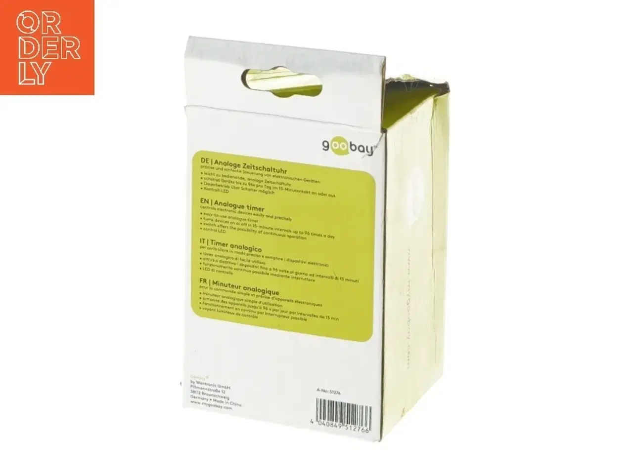 Billede 3 - Analog timer fra goobay (str. 12x8x7,4 cm)