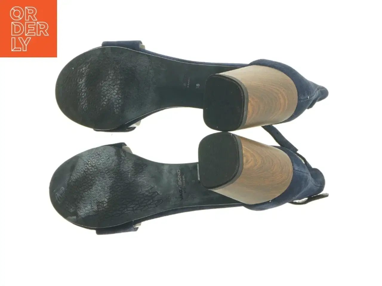 Billede 8 - Blå hælsko med ankelrem fra Vagabond (str. 38 cm)